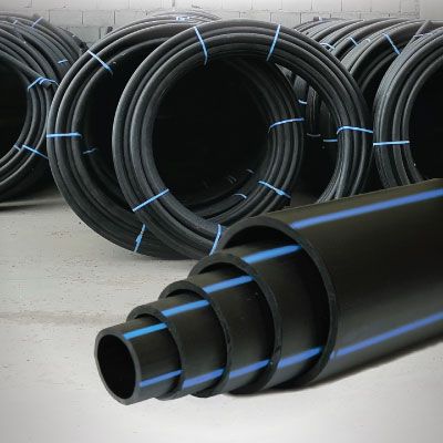 TUBES PEHD EAU POTABLE PE80 DN 20 PN 06